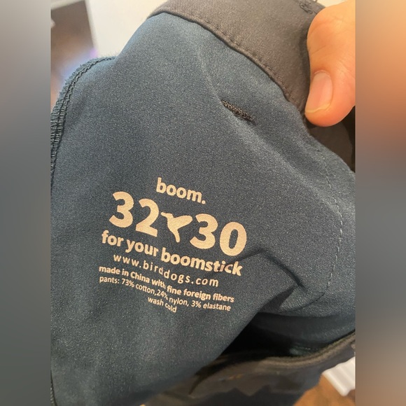 Birddogs Navy Khakis - 32/30 - Kevin Buffets - Picture 4 of 4